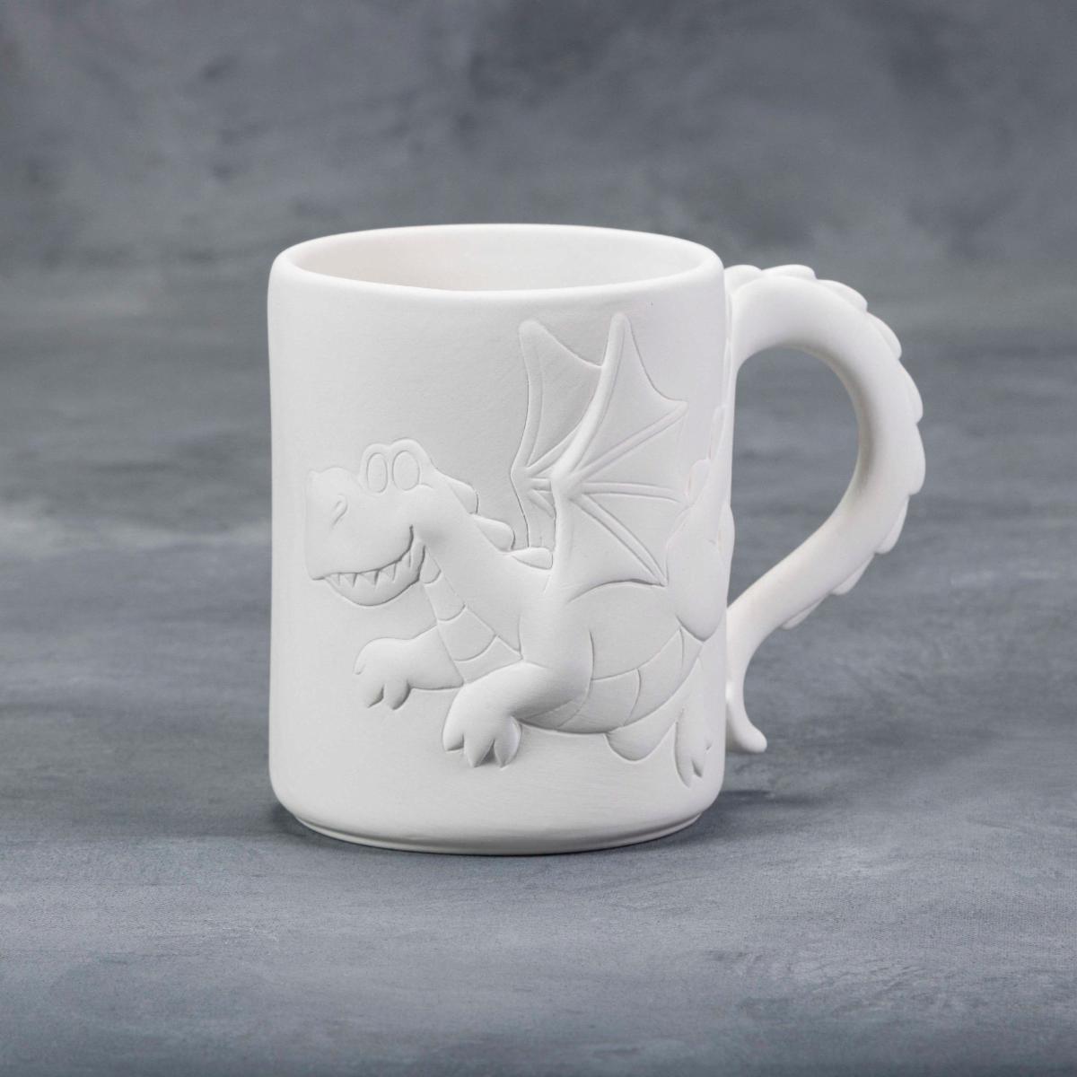Mayco Low Fire Bisque - Cups and Mugs Dragon Mug