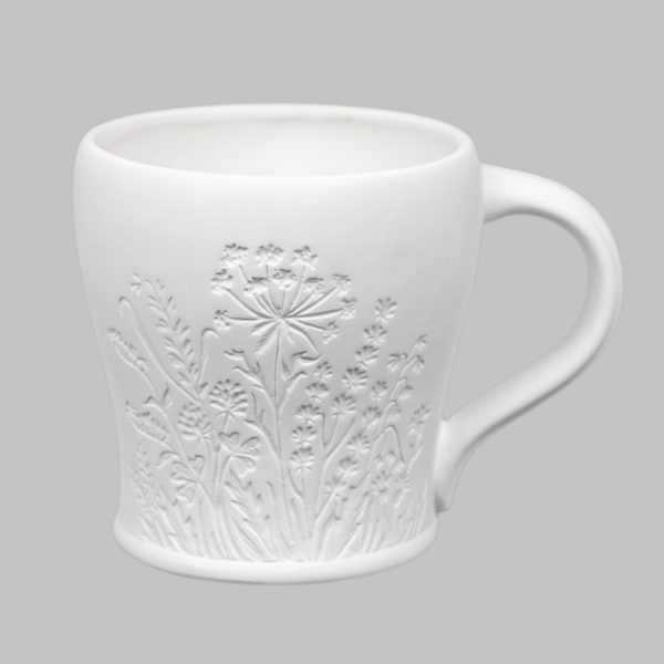 Mayco Low Fire Bisque - Cups and Mugs Meadow Mug