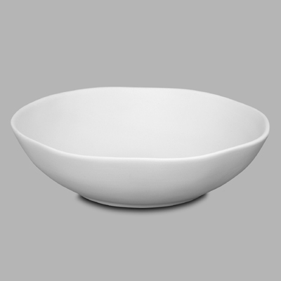 Mayco Low Fire Bisque - Functional Casualware Serving Bowl