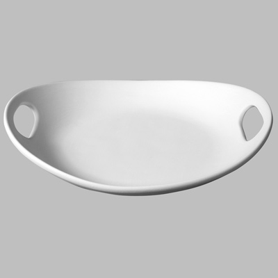 Mayco Low Fire Bisque - Functional Handle Platter