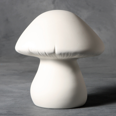 Mayco Low Fire Bisque - Home Decor Garden Mushroom Large