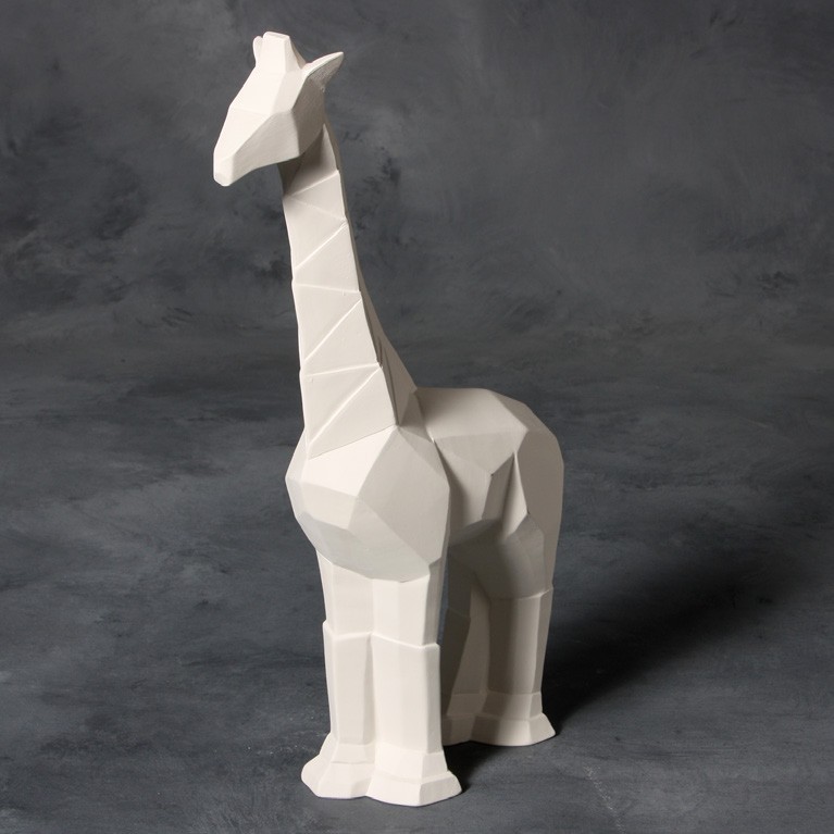 Mayco Low Fire Bisque - Home Decor Faceted Giraffe