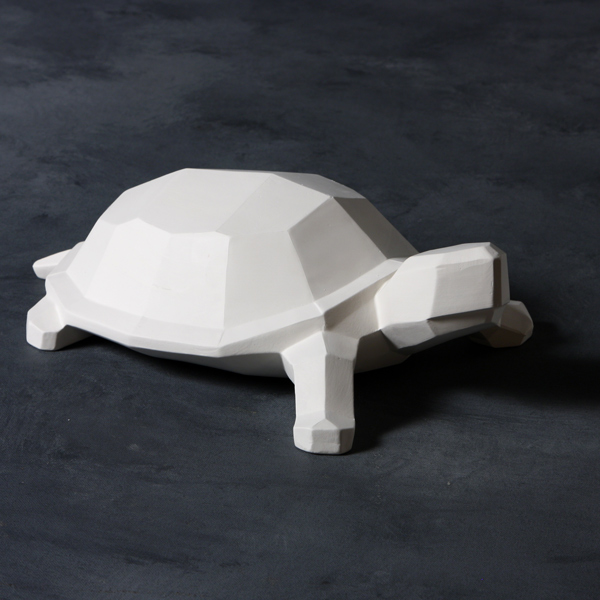 Mayco Low Fire Bisque - Home Decor Faceted Turtle