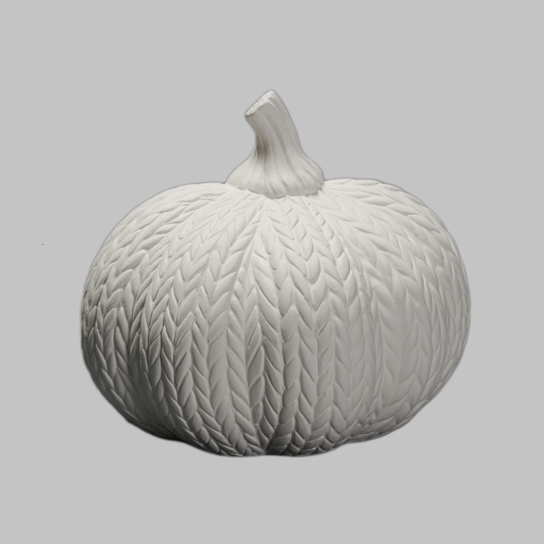 Mayco Low Fire Bisque - Holiday Woven Pumpkin