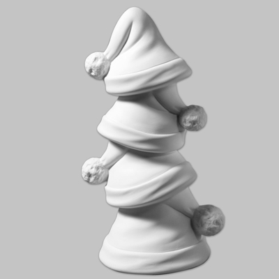 Mayco Low Fire Bisque - Holiday Stocking Tree