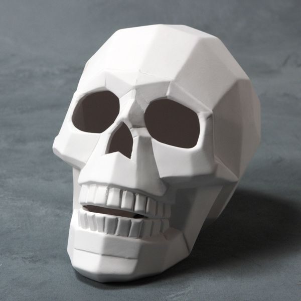 Mayco Low Fire Bisque - Holiday Faceted Skull
