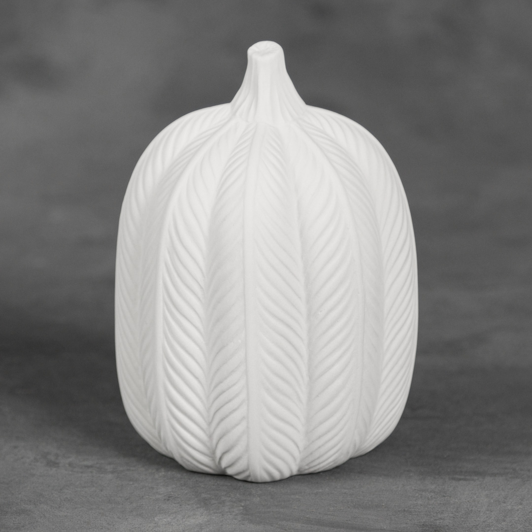 Mayco Low Fire Bisque - Holiday Tall Knit Pumpkin