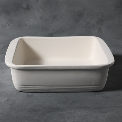Mayco Stoneware Bisque - Casserole Dish