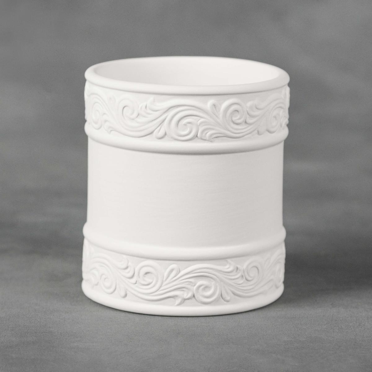 Mayco Low Fire Bisque - Vases and Pots Flourish Container